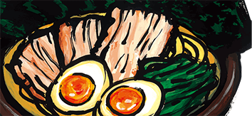 ラーメンのイラスト